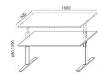 Picture of Elektropodizni uredski stol, W S-04 (180cm)